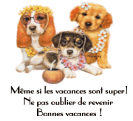 Résultat de recherche d'images pour "bonne vacances N OUBLIES PAS DE REVENIR"